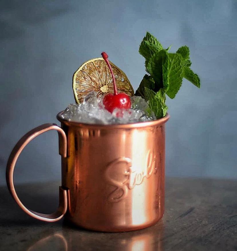 Cherry & Tuaca Mule Image